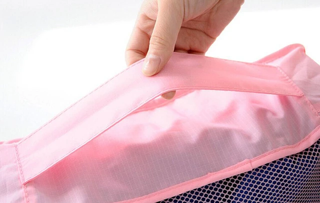 Alt view image 6 of 7 - 9Pcs Waterproof Clothes Storage Bags Packing Cube Travel Luggage Organizer Pouch