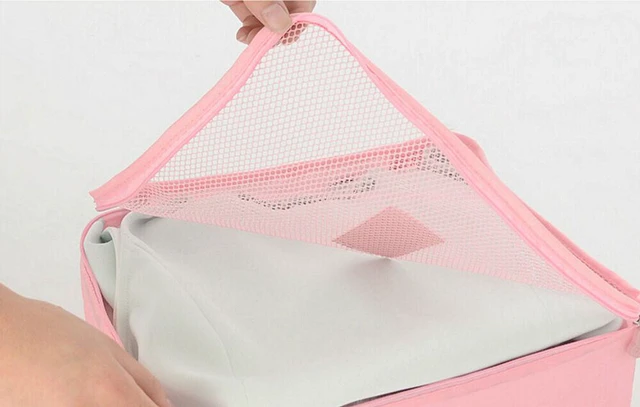 Alt view image 4 of 7 - 9Pcs Waterproof Clothes Storage Bags Packing Cube Travel Luggage Organizer Pouch