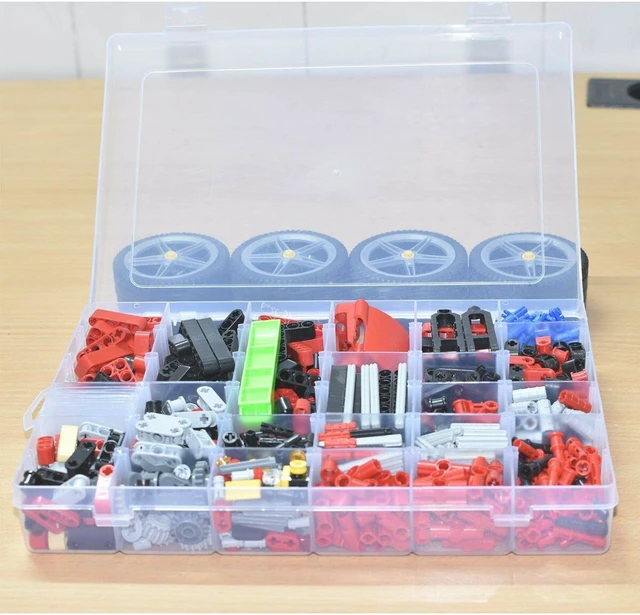Alt view image 2 of 5 - 36 Grid Box Storage Organizer Case Display Collection w/ Adjustable Divider Big