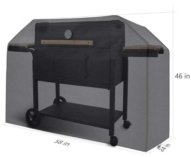 Alt view image 2 of 7 - BBQ Gas Grill Cover Barbecue Waterproof Outdoor Heavy Duty Protection