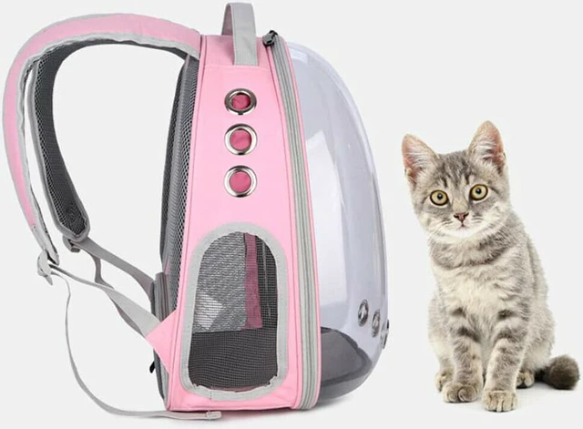 Alt view image 5 of 7 - Astronaut Pet Cat Dog Puppy Carrier Backpack Travel Bag Case Capsule Fullview