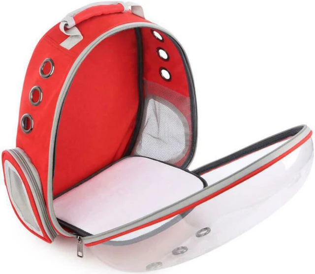 Alt view image 2 of 7 - Astronaut Pet Cat Dog Puppy Carrier Backpack Travel Bag Case Capsule Fullview