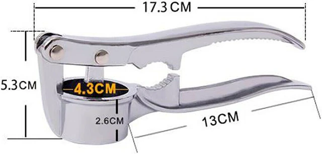 Alt view image 2 of 7 - 4-in-1 Garlic Ginger Walnut Press Crusher Mincer Chop Squeeze Bottle Opener