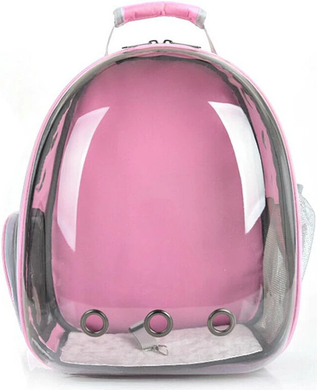 Alt view image 2 of 7 - Astronaut Pet Cat Dog Puppy Carrier Backpack Travel Bag Case Capsule Fullview