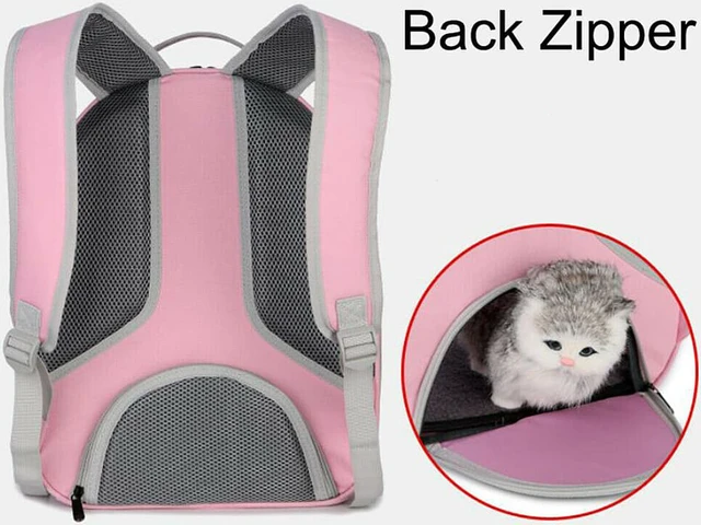 Alt view image 6 of 7 - Astronaut Pet Cat Dog Puppy Carrier Backpack Travel Bag Case Capsule Fullview