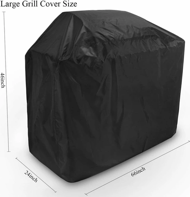 Alt view image 3 of 7 - BBQ Gas Grill Cover Barbecue Waterproof Outdoor Heavy Duty Protection