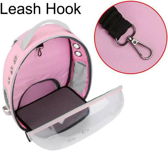 Alt view image 3 of 7 - Astronaut Pet Cat Dog Puppy Carrier Backpack Travel Bag Case Capsule Fullview
