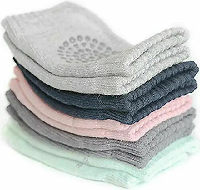 Alt view image 2 of 7 - Baby Crawling Knee Pads Safety Anti-slip Walking Leg Elbow Protectors( Dots, 8 Pairs)