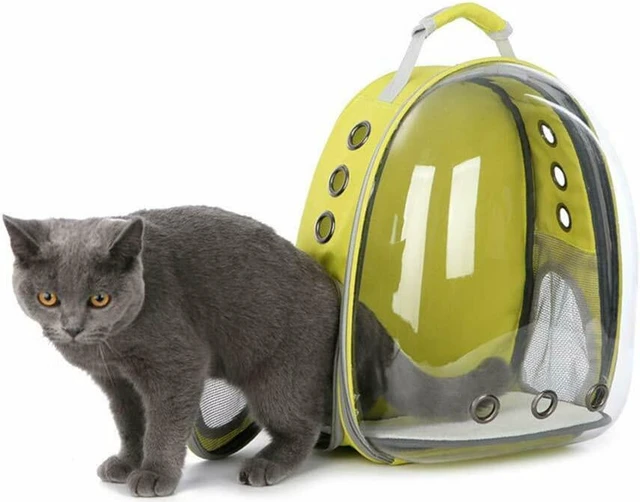 Alt view image 6 of 7 - Astronaut Pet Cat Dog Puppy Carrier Backpack Travel Bag Case Capsule Fullview