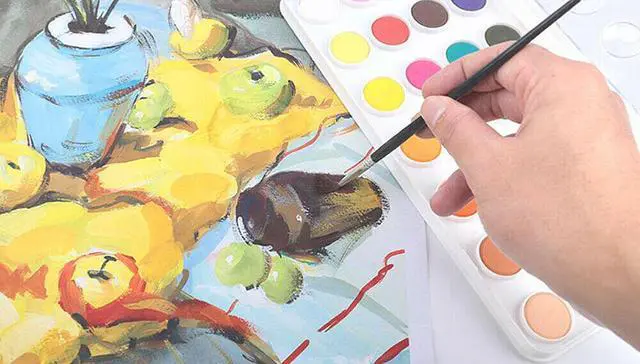 Alt view image 3 of 7 - 36 Color Fundamental Watercolor Pan Artist Set