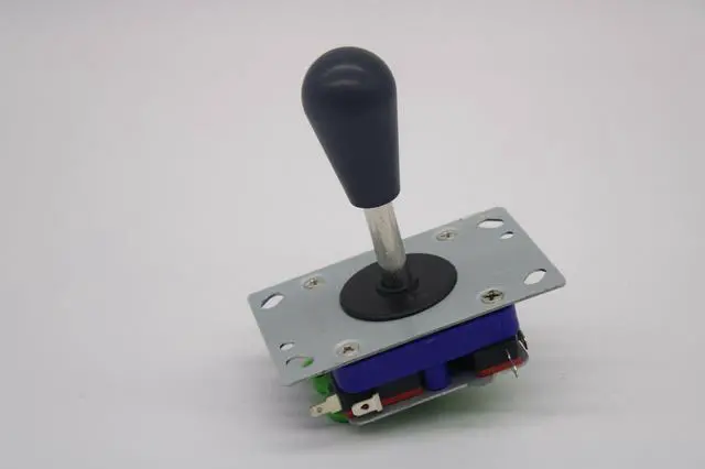 Main image of Happ American Competition Style Arcade Joystick BLACK 4/8 Way Elliptical Handle
