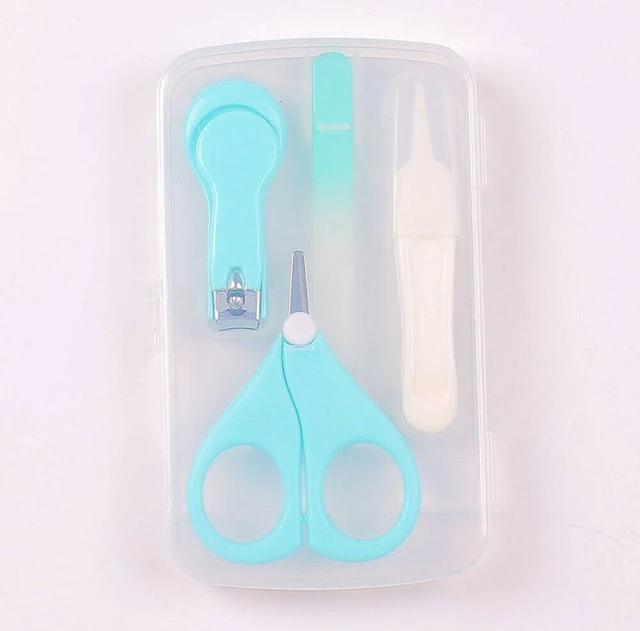 Alt view image 2 of 7 - 4-in-1 Baby Newborn Grooming Kit Nail Clippers Scissor Nail File Tweezer Set