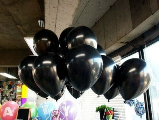 Alt view image 3 of 3 - 100pcs 10 inch Pearl Latex Colorful Thickening Wedding Party Birthday Balloon
