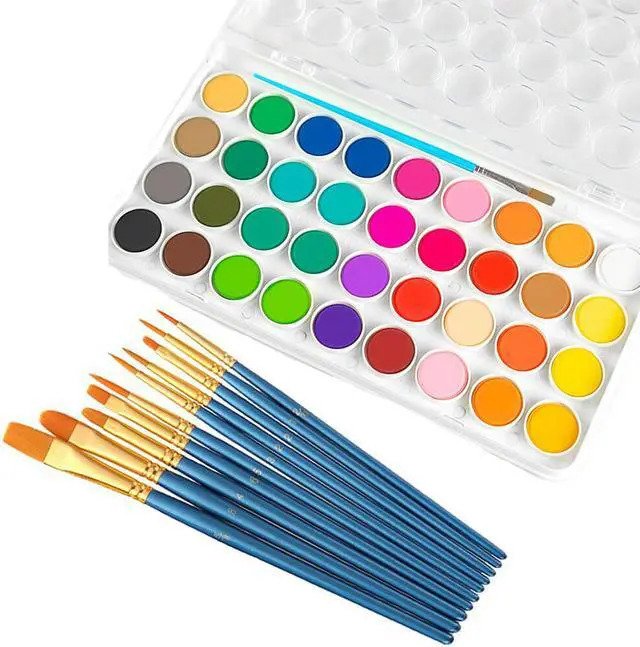 Main image of 36 Color Fundamental Watercolor Pan Artist Set