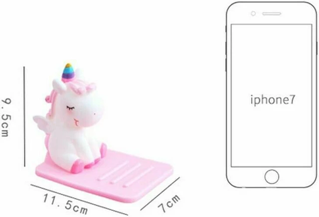 Alt view image 3 of 3 - Cute Unicorn Phone Stand Anti slip Car Table Phone Tablet Holder Bracket