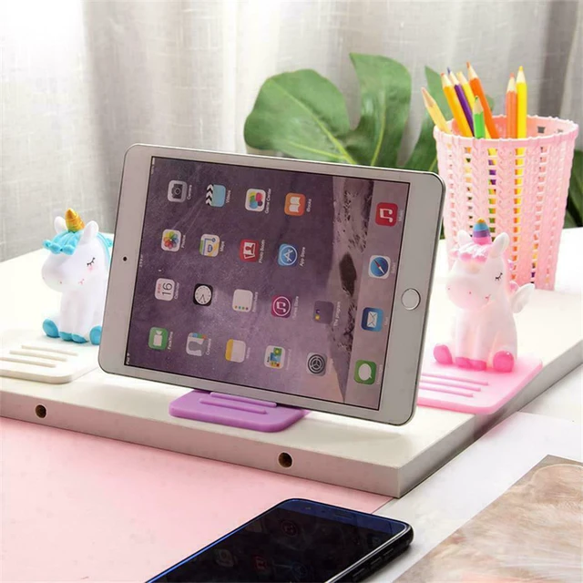 Alt view image 3 of 3 - Cute Unicorn Phone Stand Anti slip Car Table Phone Tablet Holder Bracket