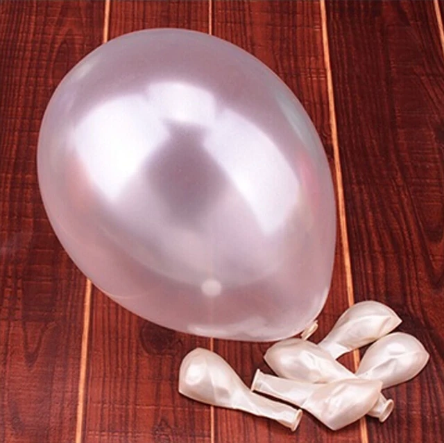 Alt view image 5 of 5 - 100pcs 10 inch Pearl Latex Colorful Thickening Wedding Party Birthday Balloon