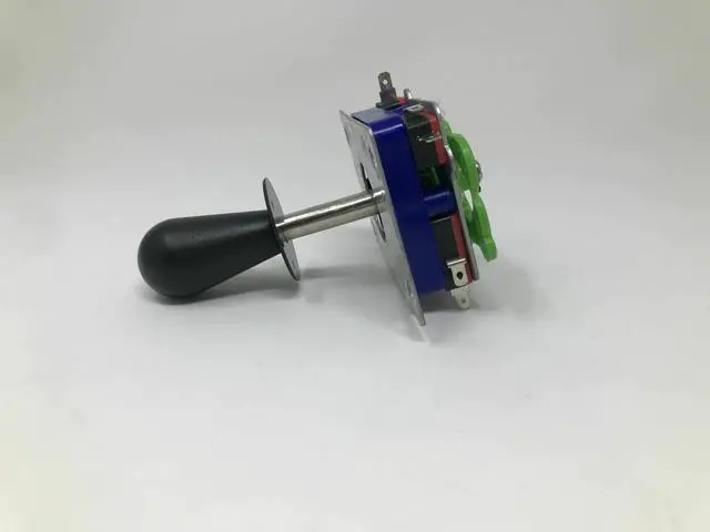 Alt view image 4 of 5 - Happ American Competition Style Arcade Joystick BLACK 4/8 Way Elliptical Handle