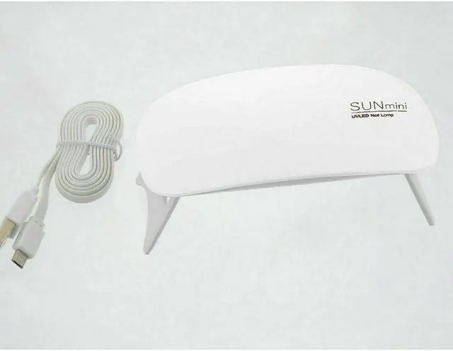 Alt view image 2 of 7 - Nails Lamp LED Light Potable Mini UV LED Lamp Nail Dryer Gel Nail Art Tool 6W( 2 Pack)