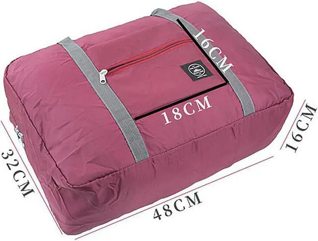 Alt view image 2 of 7 - Foldable Travel Luggage Carry-on Shoulder Duffle Bag Lightweight Sport Tote