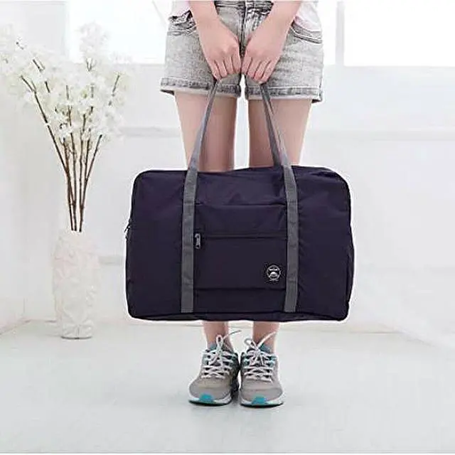 Alt view image 2 of 4 - Foldable Travel Luggage Carry-on Shoulder Duffle Bag Lightweight Sport Tote