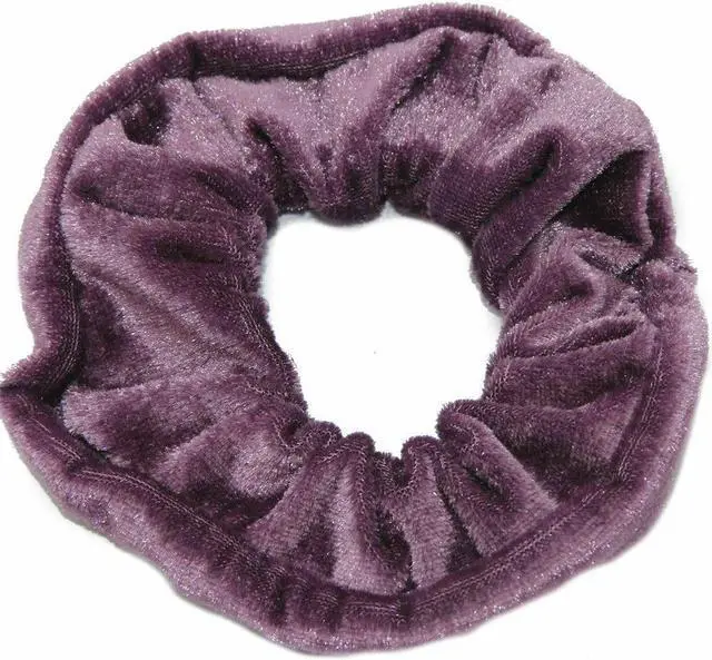 Alt view image 7 of 7 - 30 pcs Hair Scrunchies Gold Velvet Elastics Bands Ties Scrunchy Bands Ties Rope
