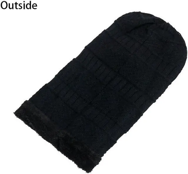 Alt view image 2 of 4 - Balaclava Beanie Motorcycle Cycling Hood Hat Face Mask UV Wind Proof Cover Knit(No Brim)