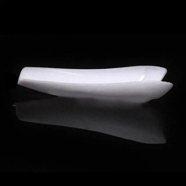 Alt view image 2 of 7 - 1000 Pcs Coffin Nail Tips Long Square French Fake False Nails Transparent