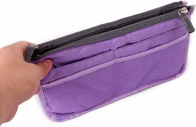 Alt view image 3 of 4 - 2 Pack Travel Insert Handbag Purse Large Liner Organizer Tidy Bags