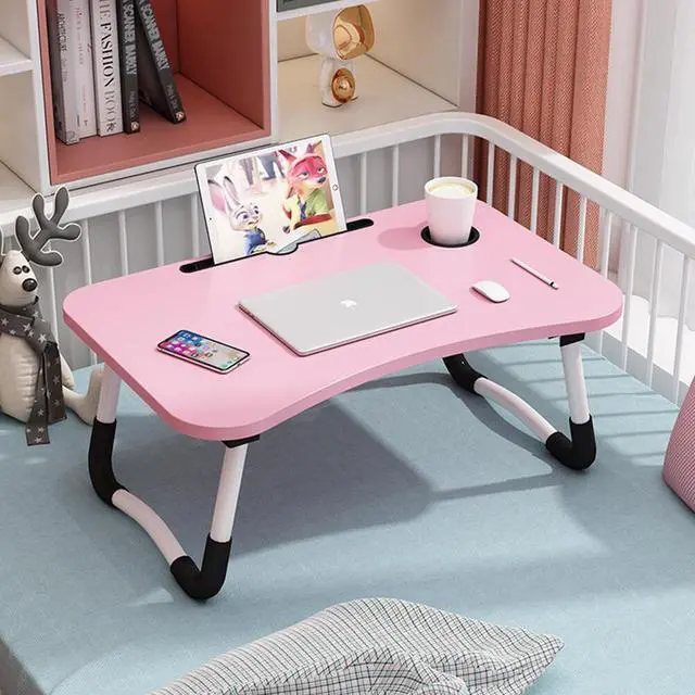 Alt view image 4 of 5 - US 1 Pcs Portable Adjustable Laptop Desk Foldable Study Bed Table Stand