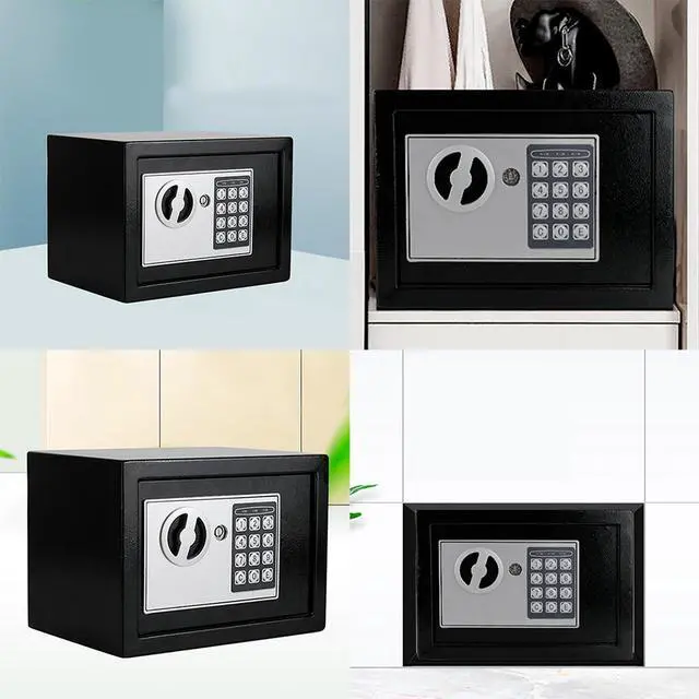 Alt view image 3 of 5 - US Security Electronic Digital Safe Box Keypad Lock Jewelry Gun Home Office Cash