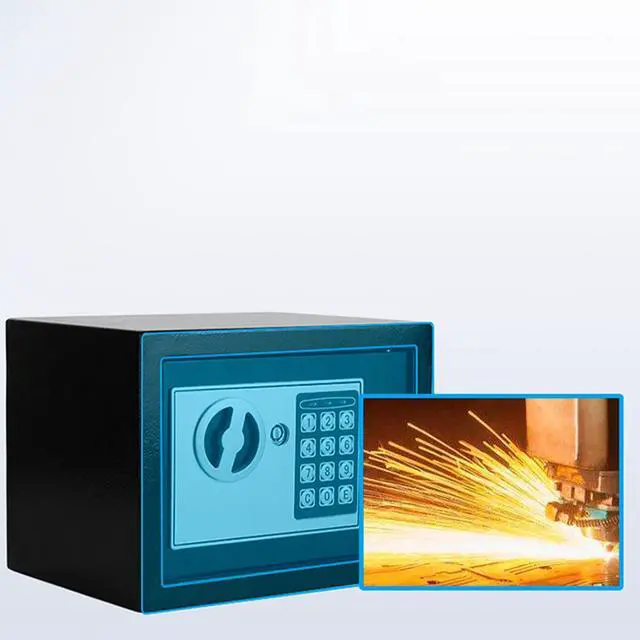 Alt view image 4 of 5 - US Security Electronic Digital Safe Box Keypad Lock Jewelry Gun Home Office Cash