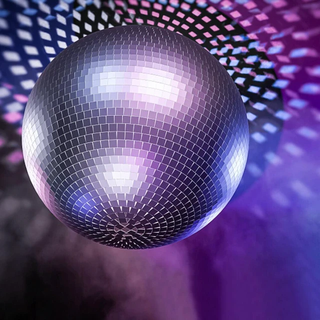 Alt view image 4 of 5 - US 12" Mirror Glass Disco Ball Large Home Party Club DJ Dance Stage Lighting