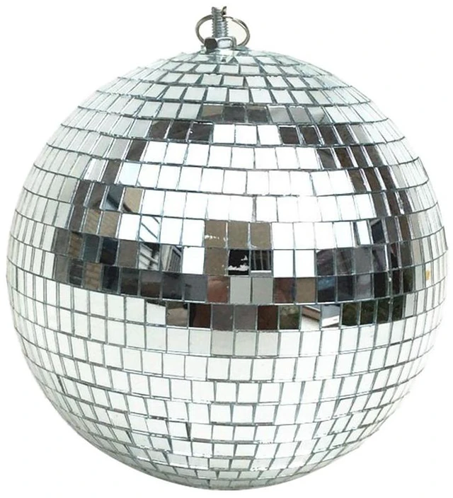 Alt view image 5 of 5 - US 12" Mirror Glass Disco Ball Large Home Party Club DJ Dance Stage Lighting