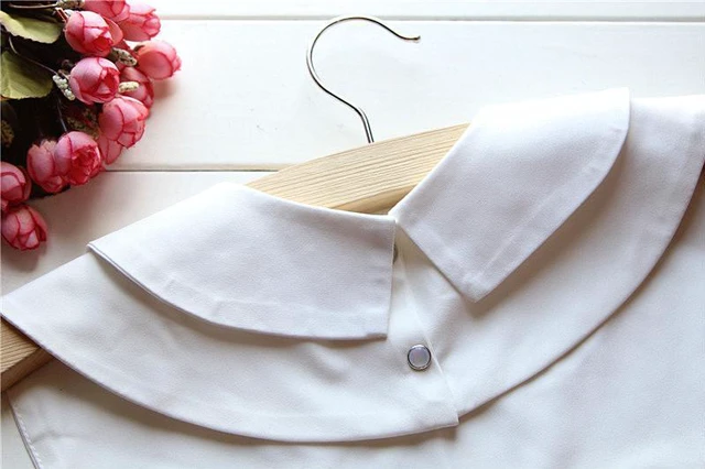 Alt view image 5 of 5 - Choker Necklace Unisex Women Peter Pan Detachable Lapel Shirt Fake False Collar