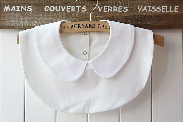 Main image of Choker Necklace Unisex Women Peter Pan Detachable Lapel Shirt Fake False Collar