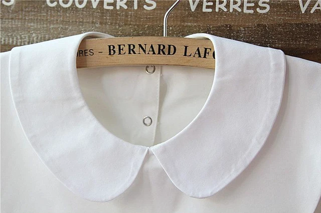 Alt view image 4 of 5 - Choker Necklace Unisex Women Peter Pan Detachable Lapel Shirt Fake False Collar