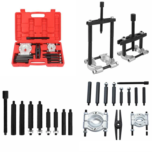 Alt view image 3 of 5 - US 14Pc 2"3"Splitters Remove Bearing Kit Heavy Duty Bearing Separator Puller Set