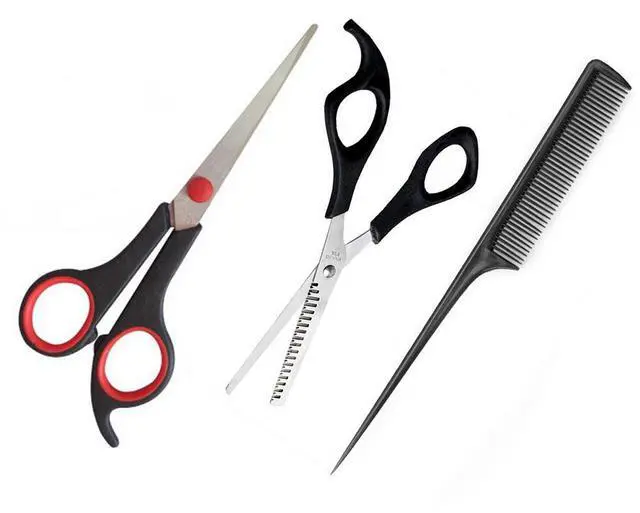 Main image of Magik Professional Hair Cutting Scissors Shear Thinning Set Kit + Free Gift Comb