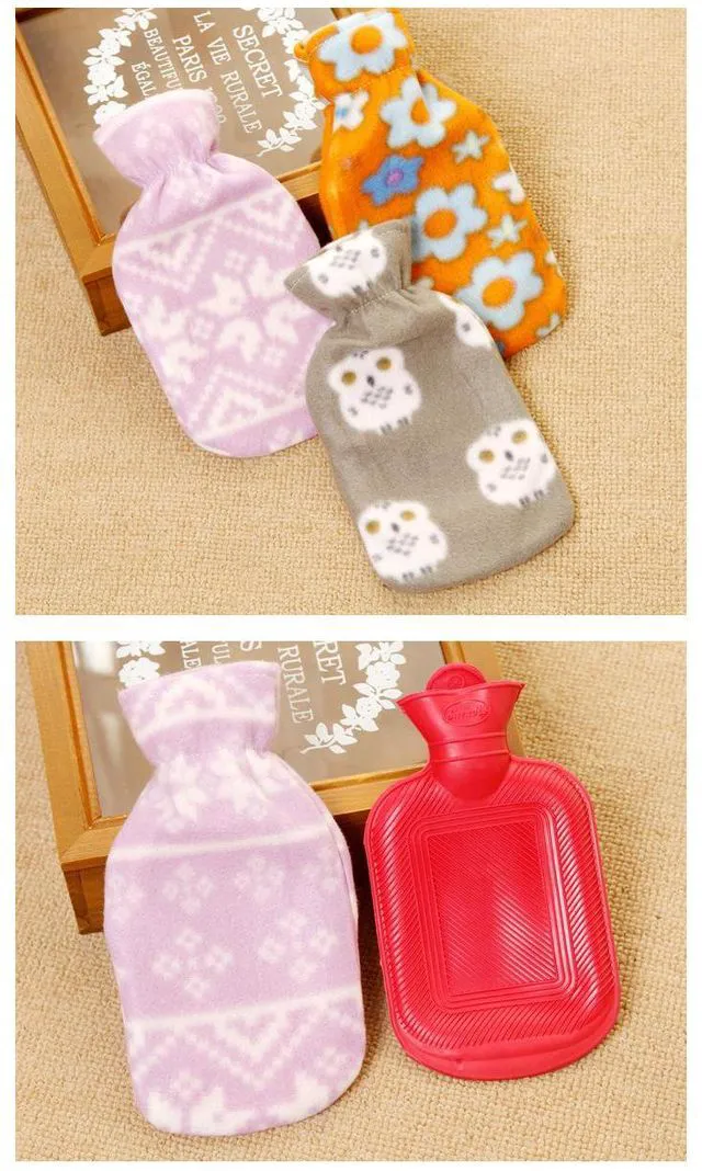 Alt view image 5 of 5 - Rubber HOT WATER BOTTLE Bag WARM Relaxing Hot