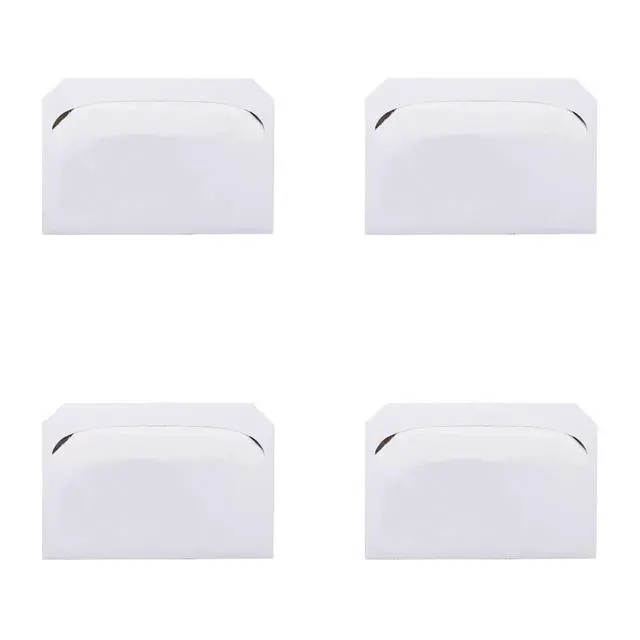Alt view image 4 of 5 - 1000 Disposable Toilet Seat Covers, Half-Fold, 14 x 16 Inches, Public Restrooms