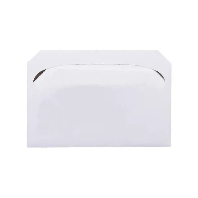 Alt view image 2 of 5 - 1000 Disposable Toilet Seat Covers, Half-Fold, 14 x 16 Inches, Public Restrooms