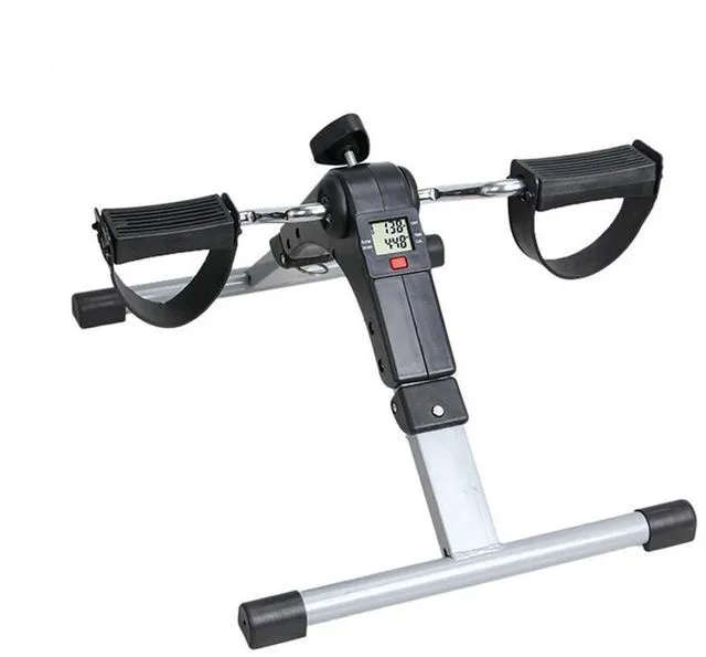 Alt view image 3 of 5 - US Arm Leg Foot Pedal Exerciser Foldable Under Desk Stationary Exercise Bike