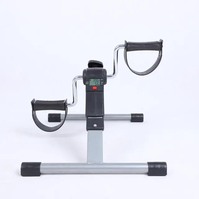 Alt view image 2 of 5 - US Arm Leg Foot Pedal Exerciser Foldable Under Desk Stationary Exercise Bike