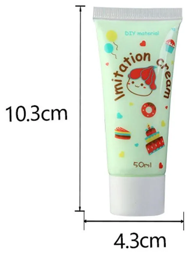 Alt view image 2 of 5 - US 14 Pcs 50g Simulation Cream Adhesive Fake Whipped Cream Glue Set w/14 Nozzles
