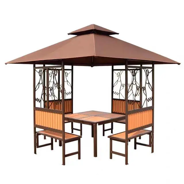 Alt view image 5 of 5 - US 10'x10' Waterproof Gazebo 1 2Tier Top Replacement Canopy UV Sunshade Cover