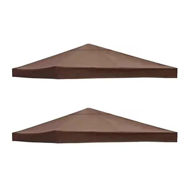 Alt view image 4 of 5 - US 10'x10' Waterproof Gazebo 1 2Tier Top Replacement Canopy UV Sunshade Cover