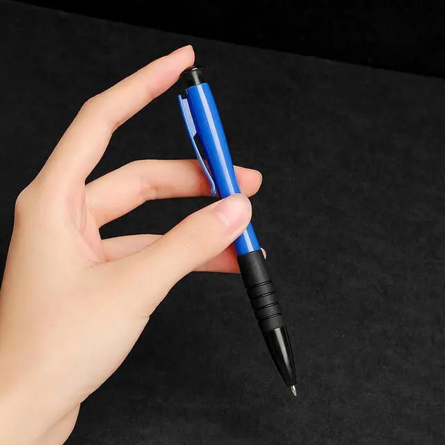 Alt view image 3 of 5 - US 200 Pack Bulk Wholesale Lot Ink Pens Ball Point Plastic Retractable Blue Ink heisebixin200zhi