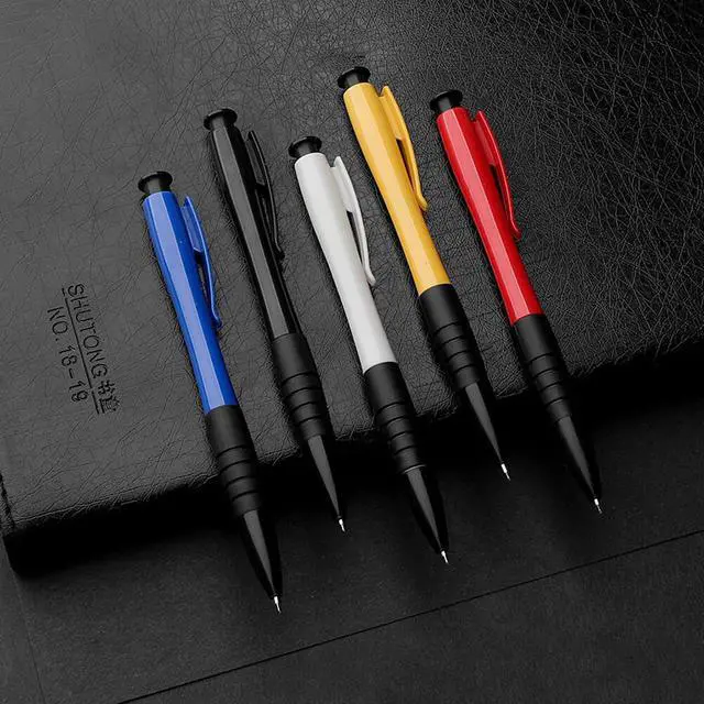 Alt view image 4 of 5 - US 200 Pack Bulk Wholesale Lot Ink Pens Ball Point Plastic Retractable Blue Ink heisebixin200zhi
