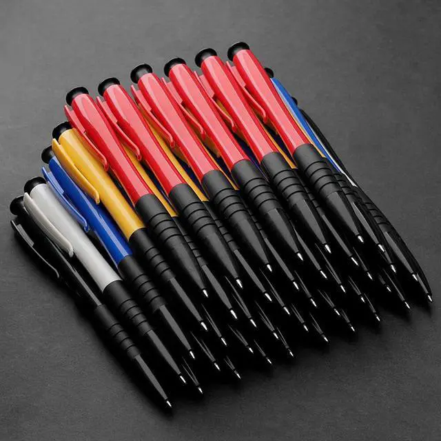 Alt view image 5 of 5 - US 200 Pack Bulk Wholesale Lot Ink Pens Ball Point Plastic Retractable Blue Ink heisebixin200zhi